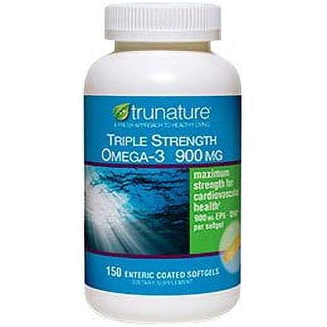 trunature triple strength omega-3 900 mg quality review